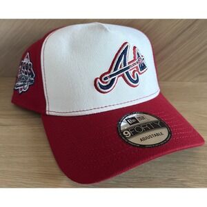 Atlanta Braves New Era SnapBack Hat Cap 1999 World Series Patch Cooperstown MLB